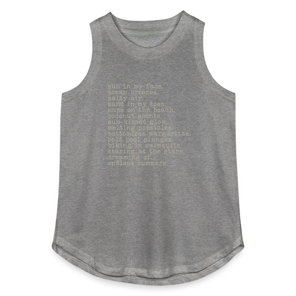 Endless Summer Women's Relaxed Tank Top - granite heather 