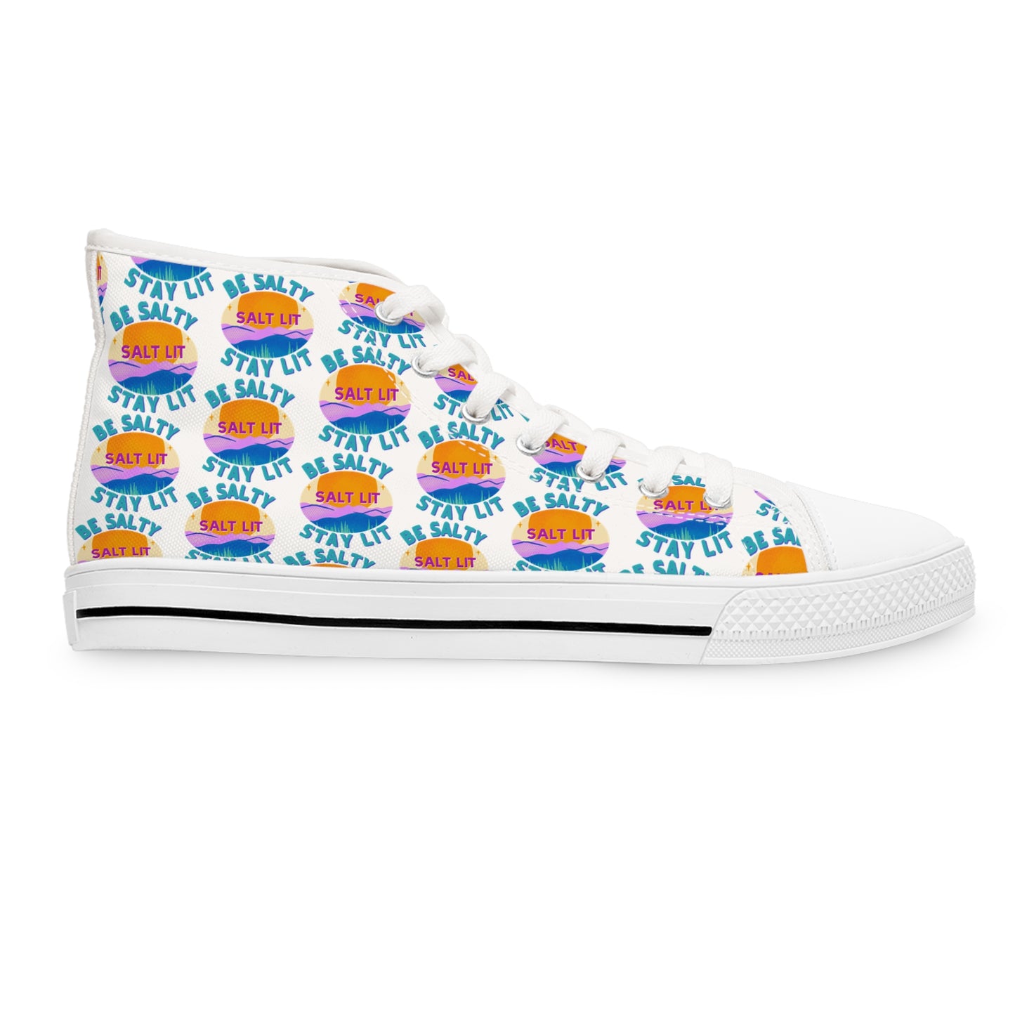 Salt Lit Women's High Top Sneakers