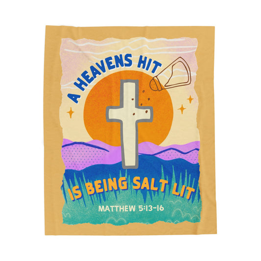 Salt Lit Velveteen Plush Blanket