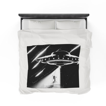 UFO Down Bad Plush Blanket