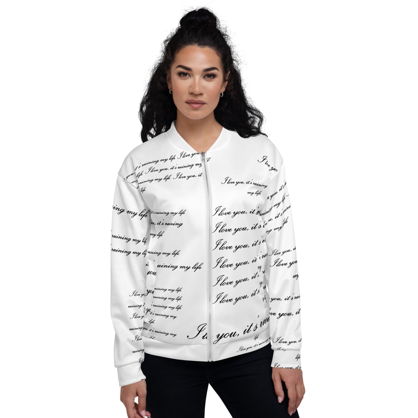 Fortnight I Love You TTPD Taylor Unisex Bomber Jacket