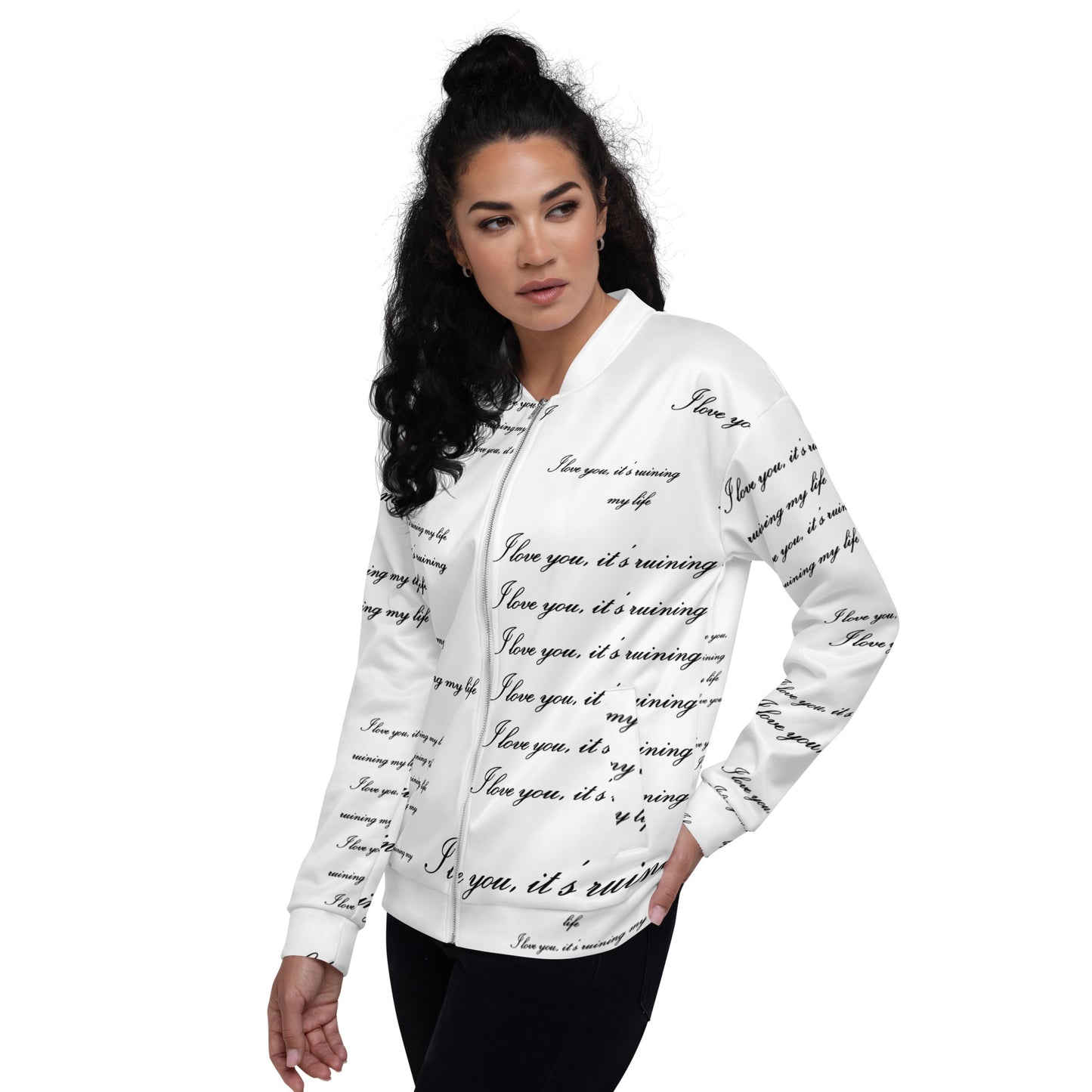 Fortnight I Love You TTPD Taylor Unisex Bomber Jacket