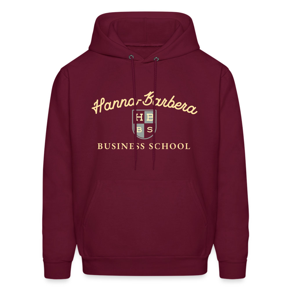 Hanna-Barbera Business School Men's Hoodie - burgundy