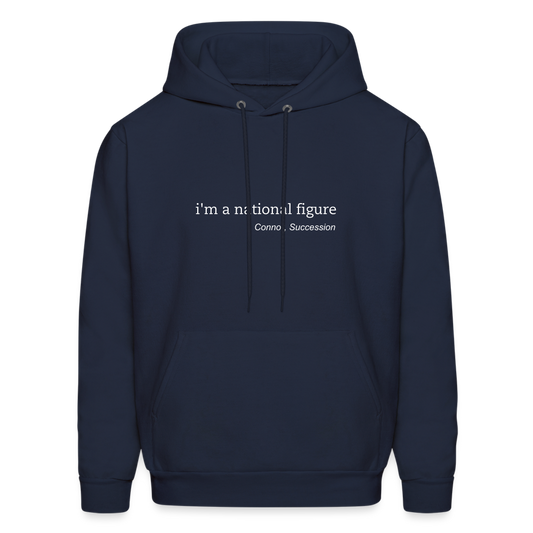 I'm a National Figure Men's Hoodie - navy