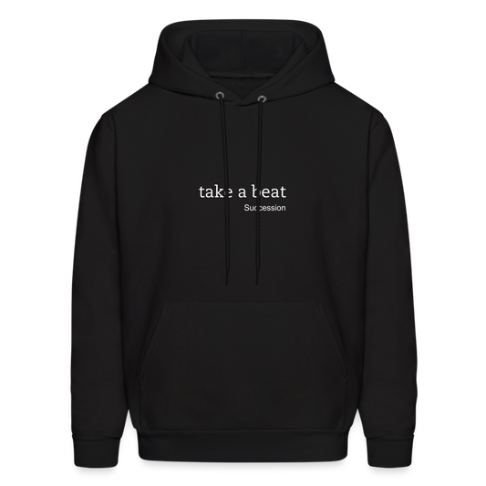 Take a Beat Men's Hoodie - black