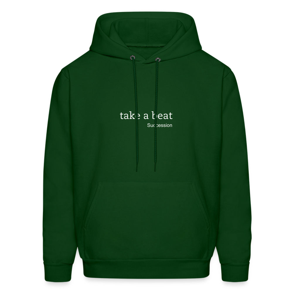 Take a Beat Men's Hoodie - forest green