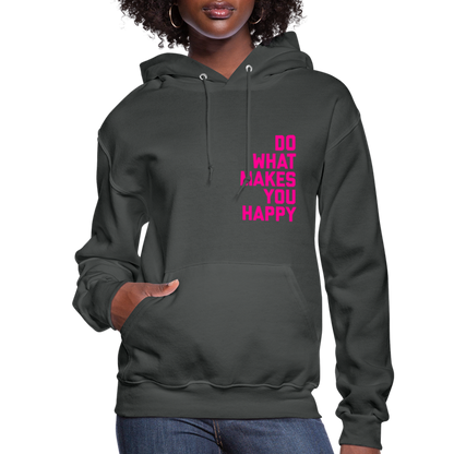 Do What Makes You Happy Women’s Premium Hoodie - asphalt