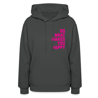 Do What Makes You Happy Women’s Premium Hoodie - asphalt