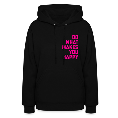 Do What Makes You Happy Women’s Premium Hoodie - black