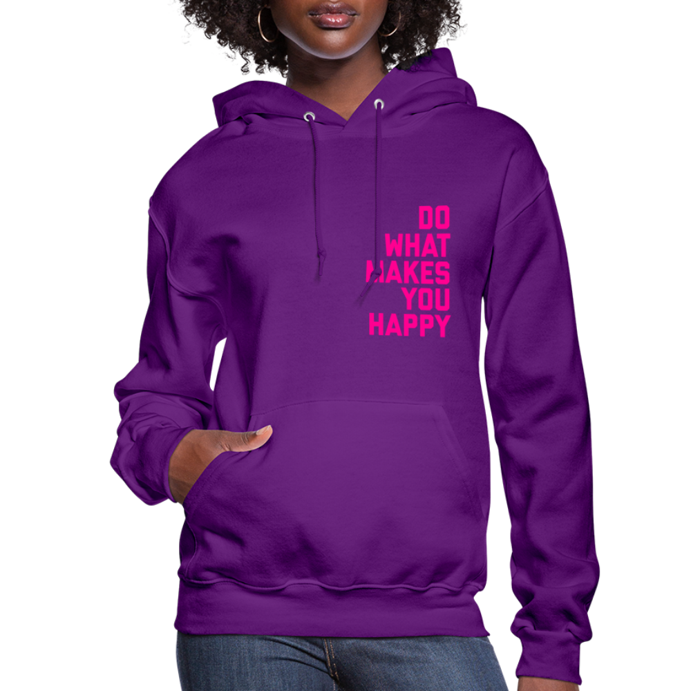 Do What Makes You Happy Women’s Premium Hoodie - purple