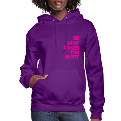 Do What Makes You Happy Women’s Premium Hoodie - purple