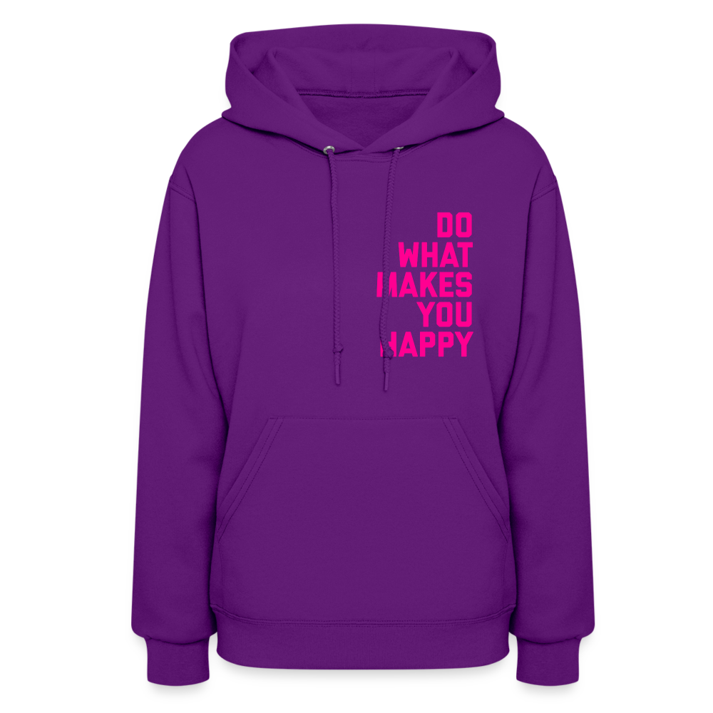 Do What Makes You Happy Women’s Premium Hoodie - purple