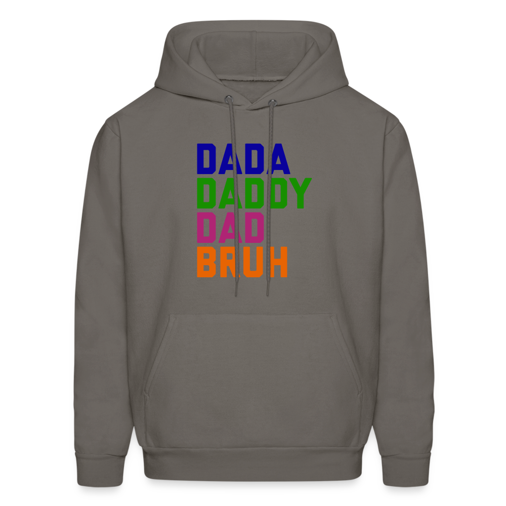 Dada Daddy Dad Bruh Men's Hoodie - asphalt gray
