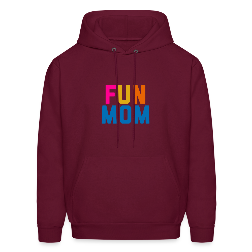 Fun Mom Men's Hoodie - burgundy