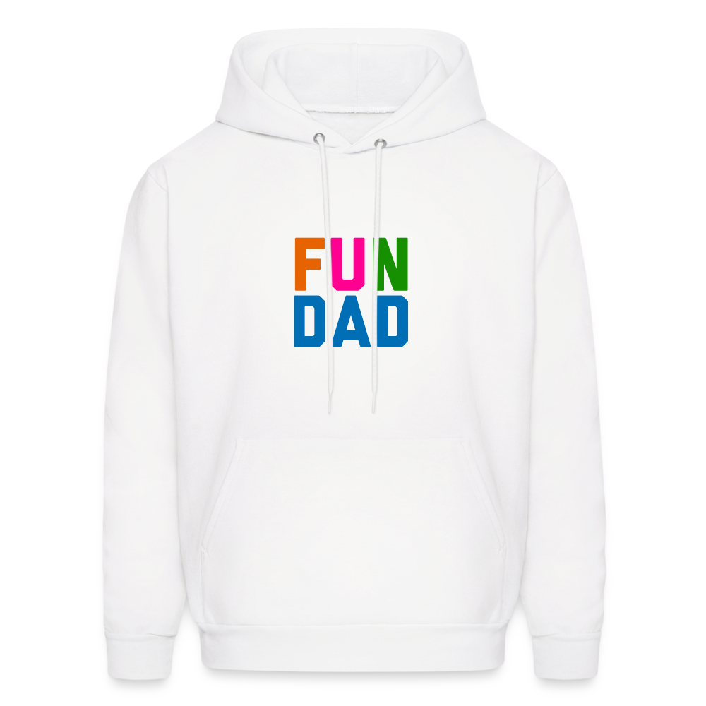 Fun Dad Men's Hoodie - white
