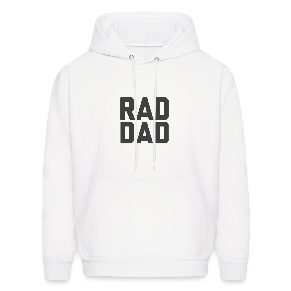 Rad Dad Men's Hoodie - white