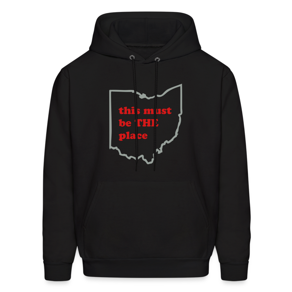 This Must Be THE Place Men's Hoodie - black