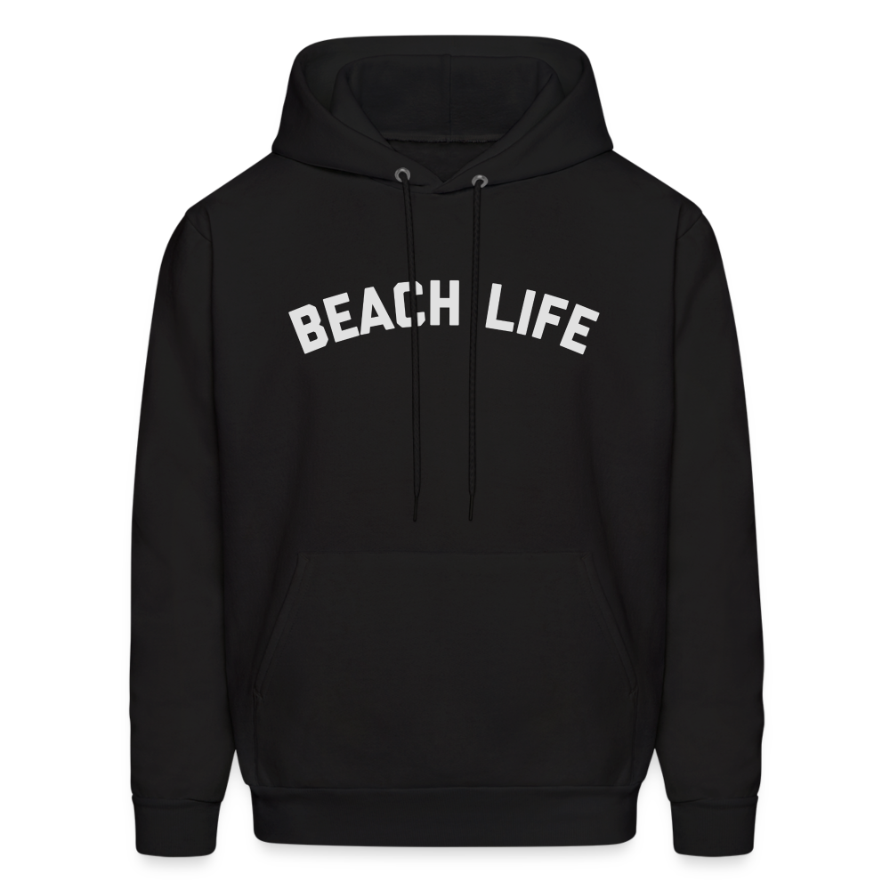 Beach Life Men's Hoodie - black