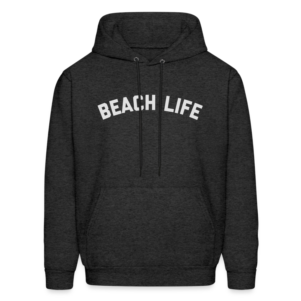 Beach Life Men's Hoodie - charcoal grey