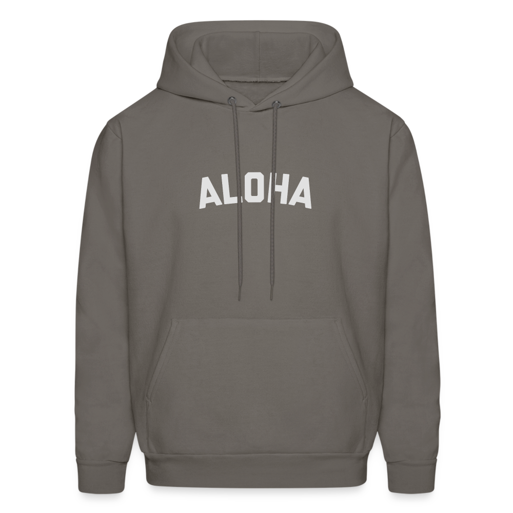 Aloha Men's Hoodie - asphalt gray