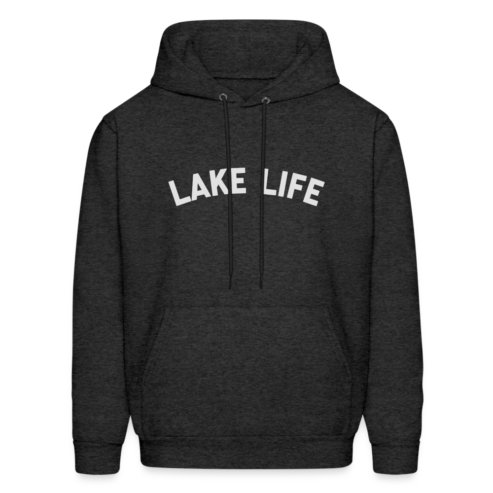 Lake Life Men's Hoodie - charcoal grey