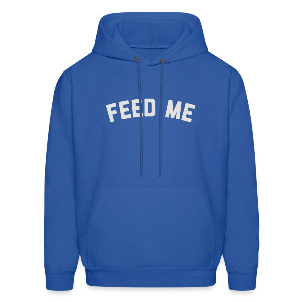 Feed Me Men's Hoodie - royal blue