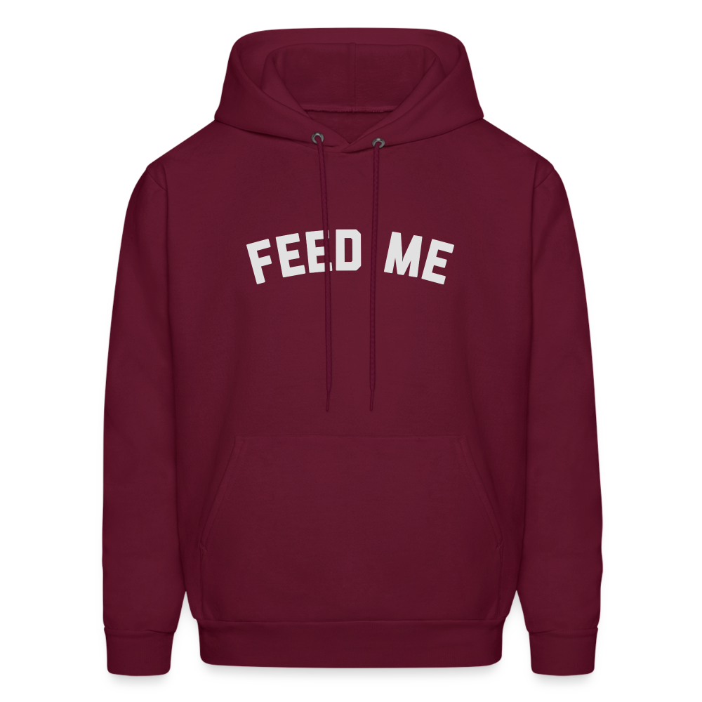 Feed Me Men's Hoodie - burgundy