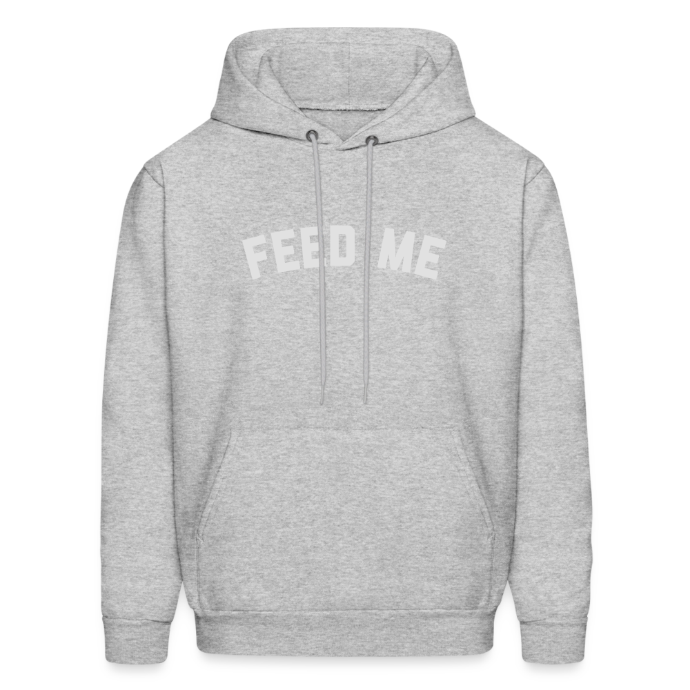 Feed Me Men's Hoodie - heather gray