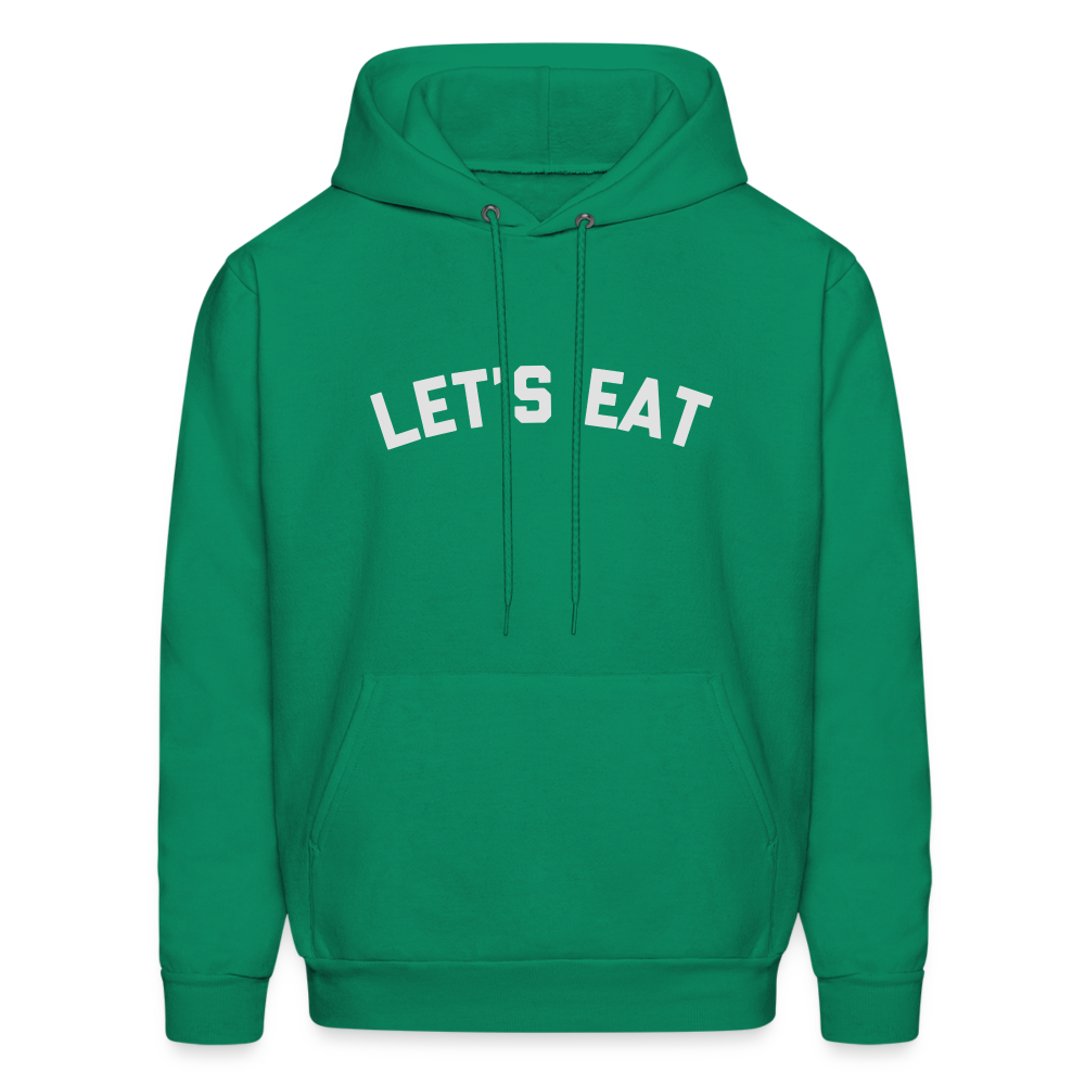 Let's Eat Men's Hoodie - kelly green