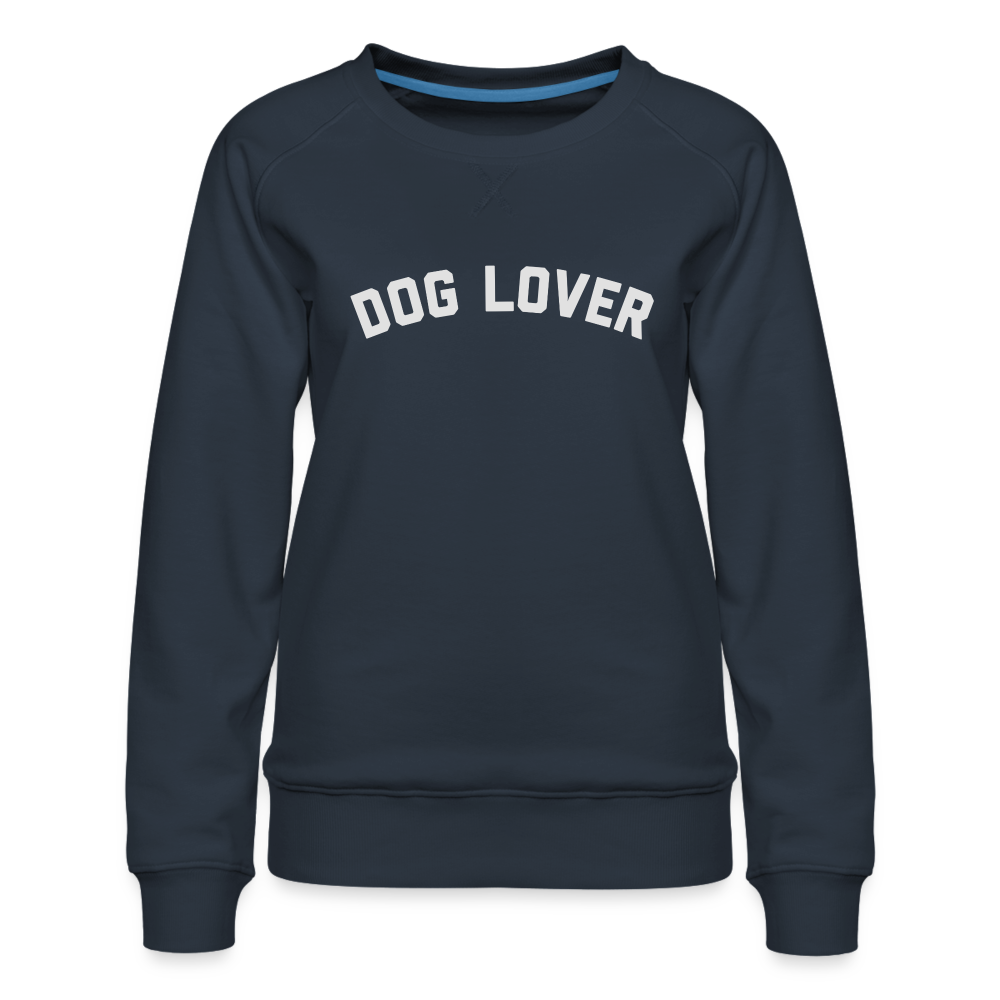 Dog Lover Women’s Premium Sweatshirt - navy