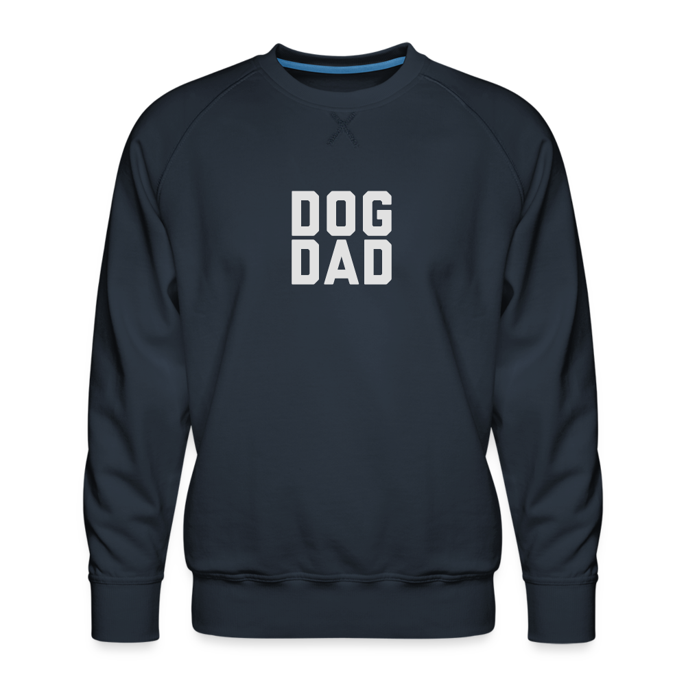 Dog Dad Men’s Premium Sweatshirt - navy