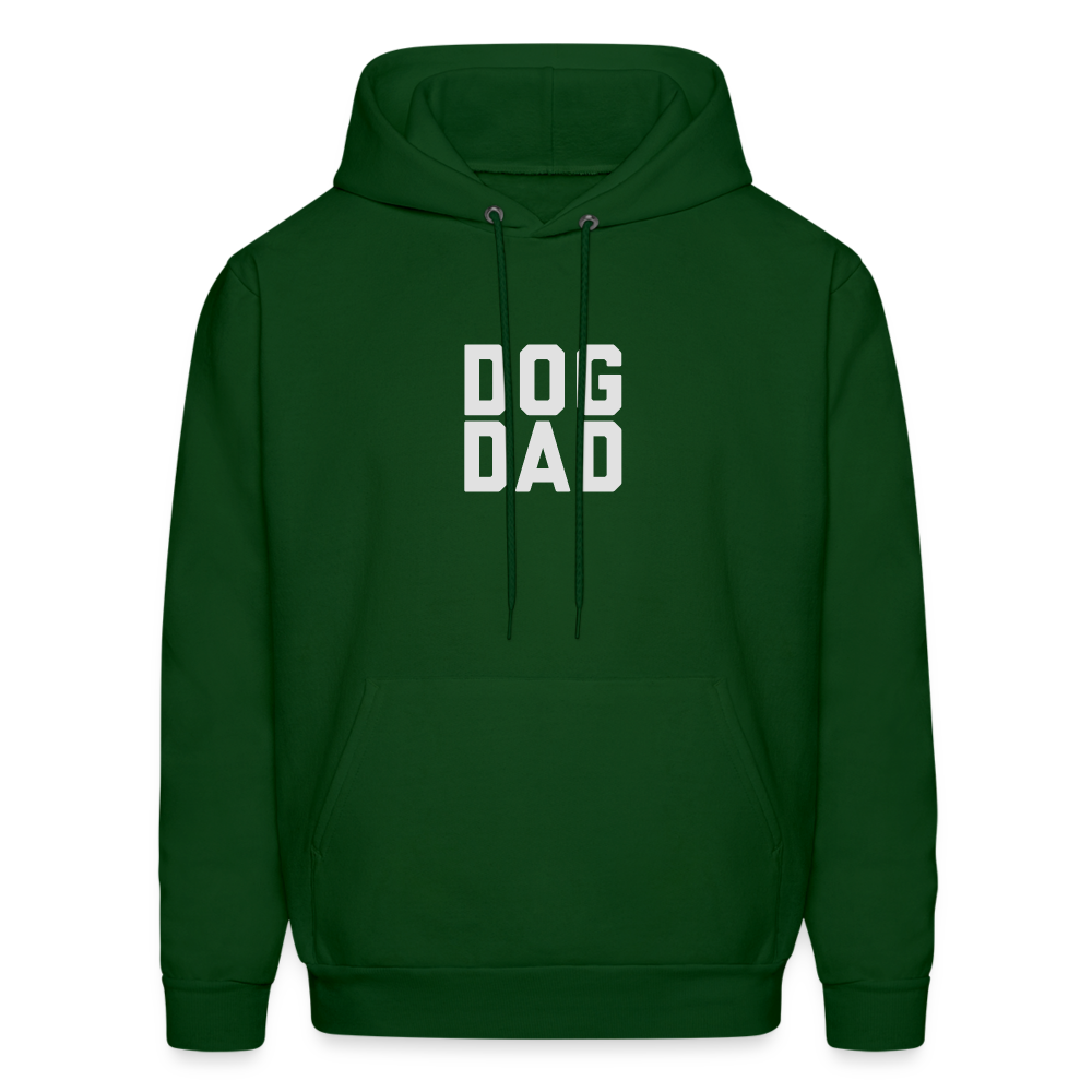 Dog Dad Men's Hoodie - forest green