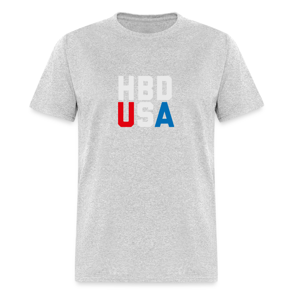 HBD USA Unisex Classic T-Shirt - heather gray