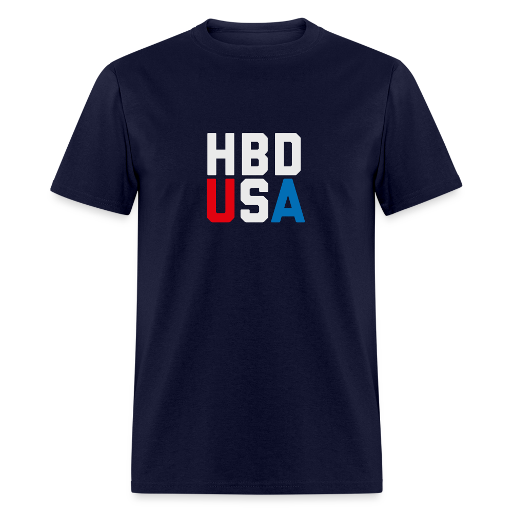 HBD USA Unisex Classic T-Shirt - navy