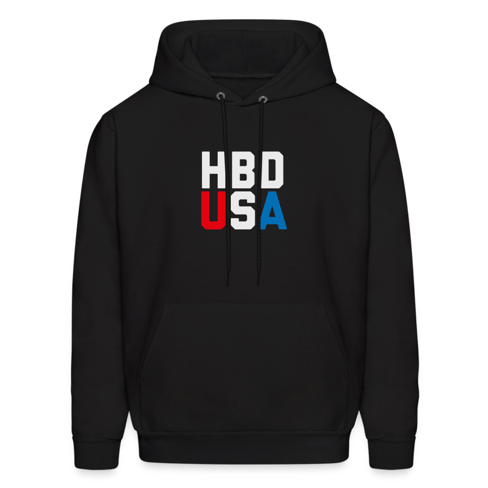 HBD USA Men's Hoodie - black
