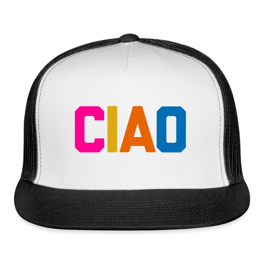 CIAO Trucker Hat - white/black