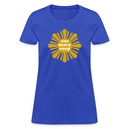 Susmaryosep Women's T-Shirt - royal blue