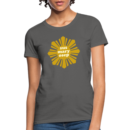 Susmaryosep Women's T-Shirt - charcoal