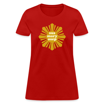 Susmaryosep Women's T-Shirt - red