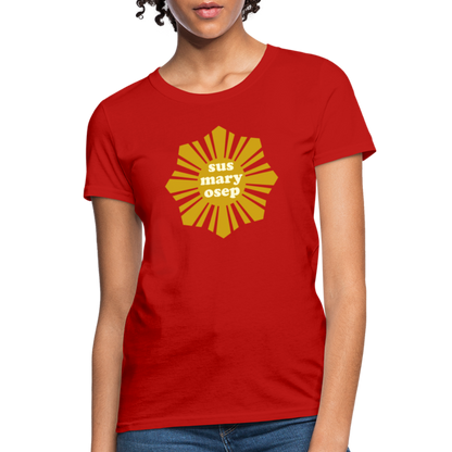 Susmaryosep Women's T-Shirt - red