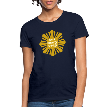 Susmaryosep Women's T-Shirt - navy