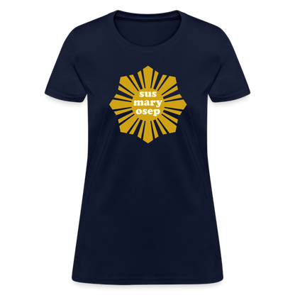 Susmaryosep Women's T-Shirt - navy