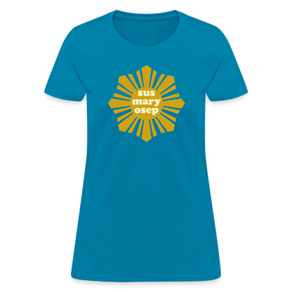 Susmaryosep Women's T-Shirt - turquoise