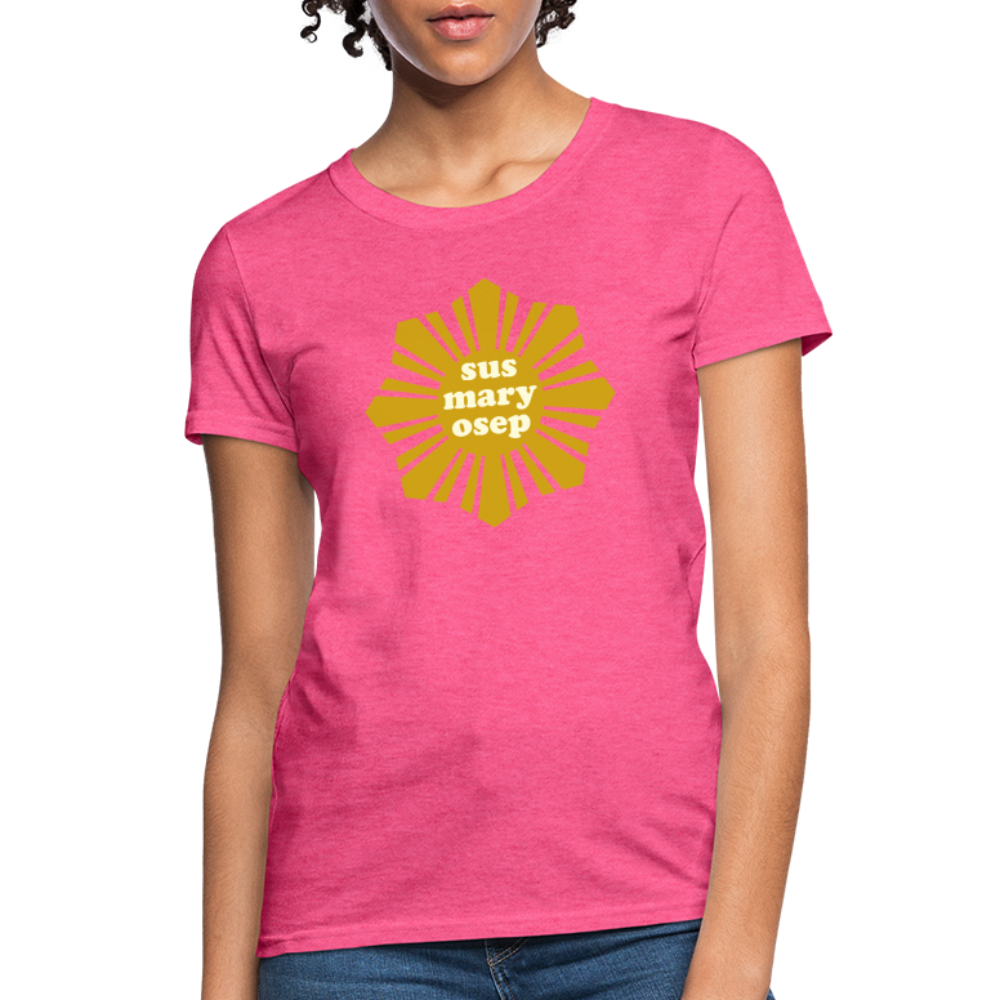 Susmaryosep Women's T-Shirt - heather pink