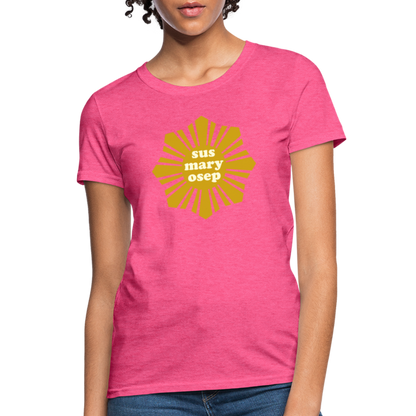 Susmaryosep Women's T-Shirt - heather pink