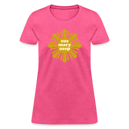 Susmaryosep Women's T-Shirt - heather pink