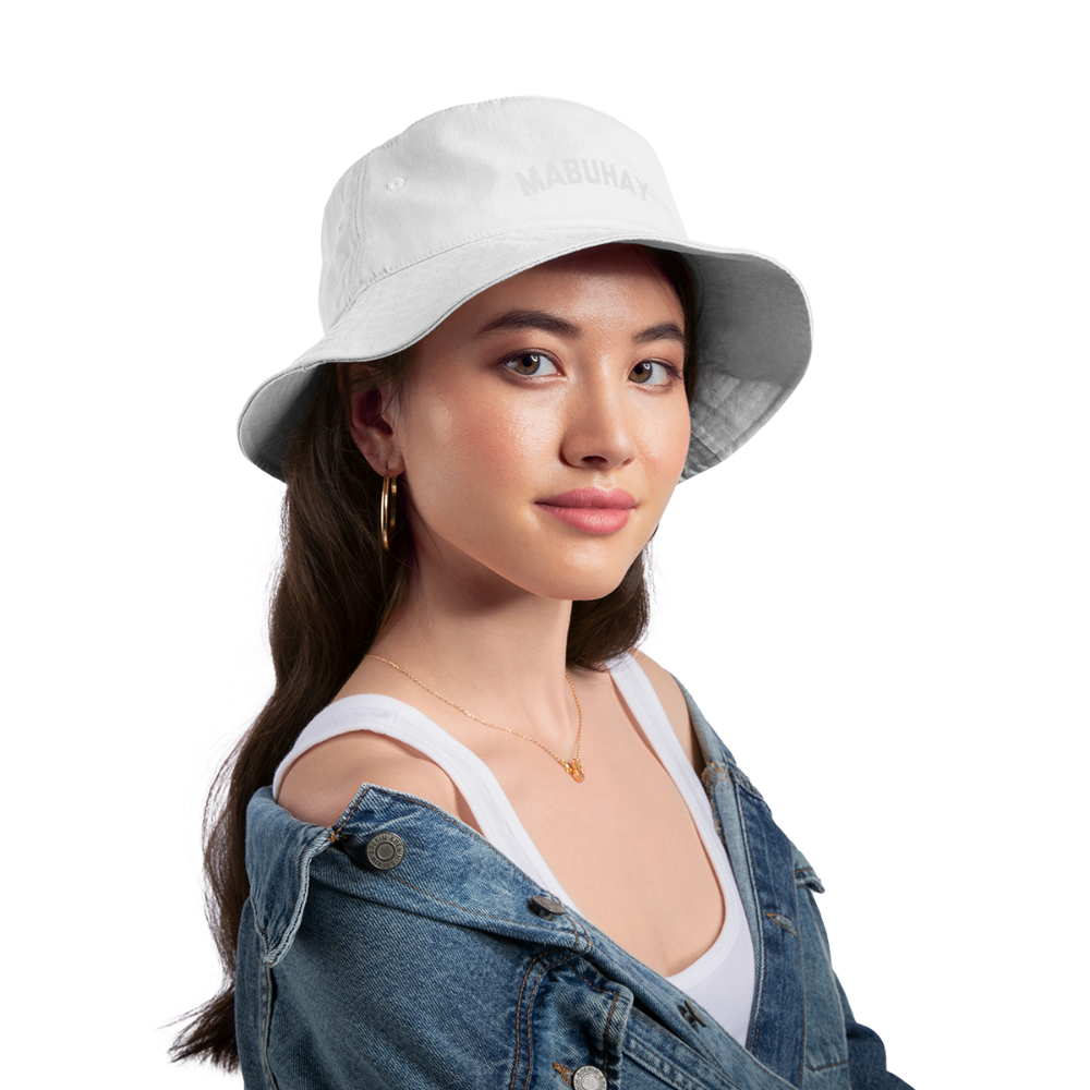 Mabuhay Bucket Hat - white