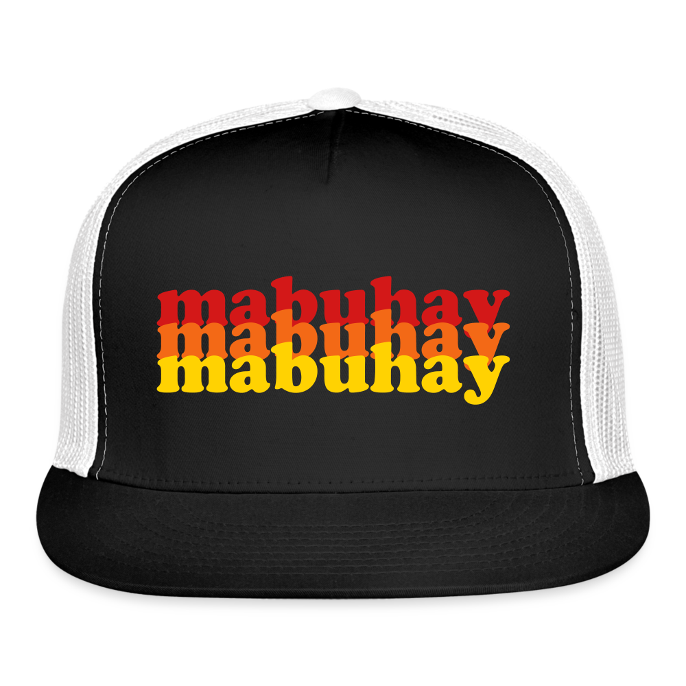 Mabuhay Trucker Hat - black/white