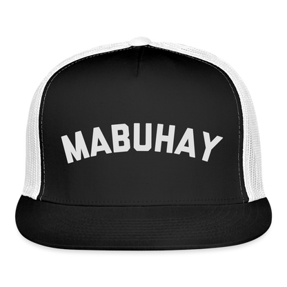 Mabuhay Trucker Hat - black/white