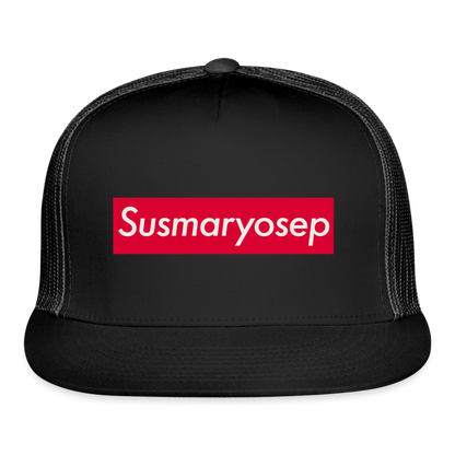 Susmaryosep Trucker Hat - black/black